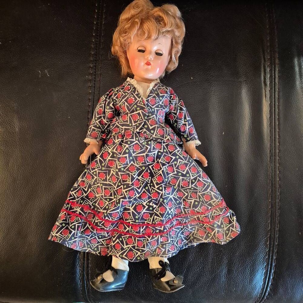 Doll, Vintage 17" with clothes